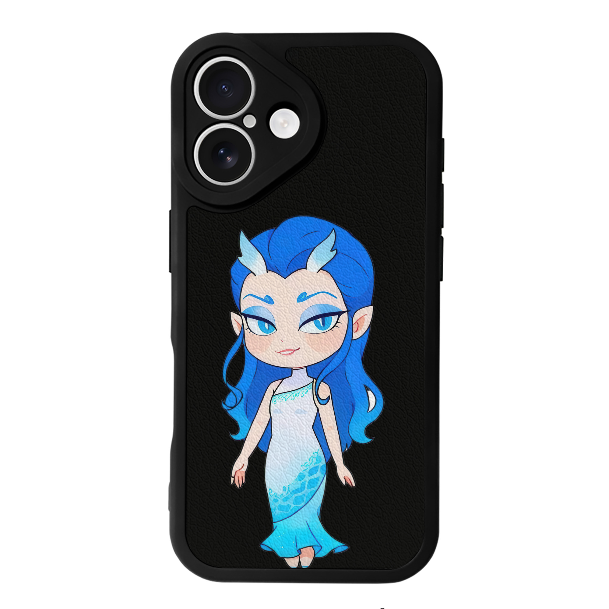 （画像用） Ne Zha 2 ナタ 魔童の大暴れ 【iPhone 16シリーズ対応】シリコンスマホケース（レザー調） 材質：シリコン